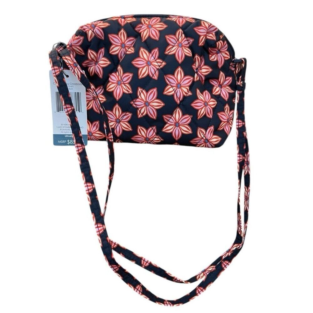 Vera Bradley Camera Bag Crossbody Floral Burst Ultralight Small Purse NWT $85